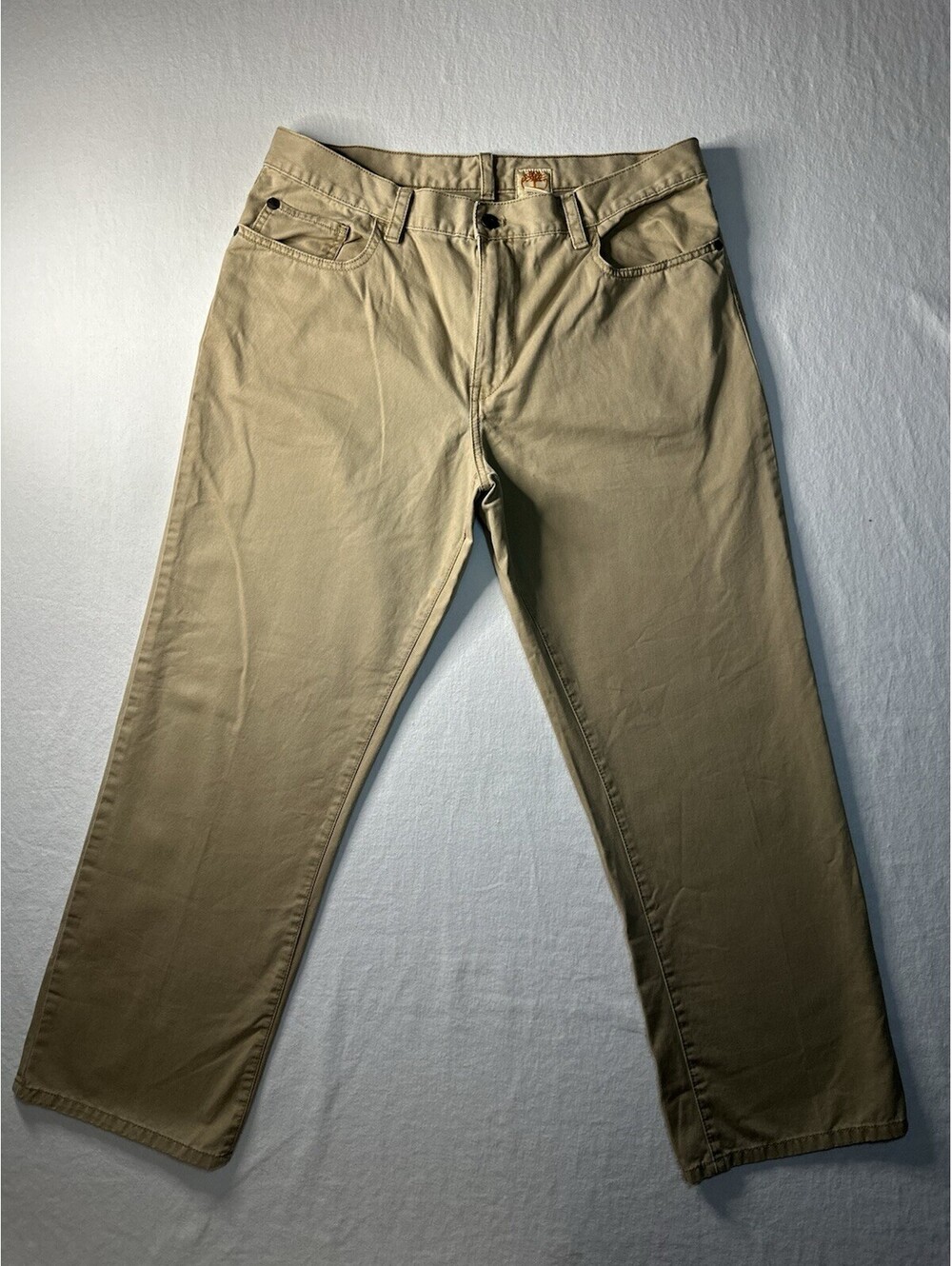 Timberland Mens 36x30 Classic Fit Cotton Pants Beige Chino